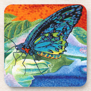 Poeder-Butterfly II Bier Onderzetter