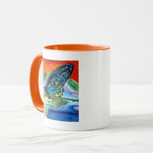 Poeder-Butterfly II Mok (Voorkant links)