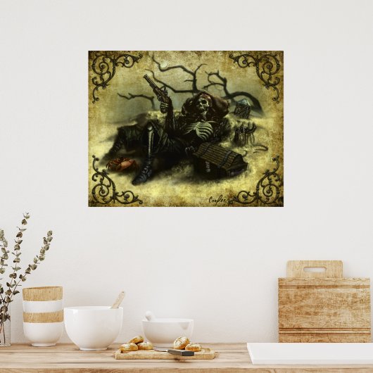 "Poeder en Botten" Poster (Keuken)