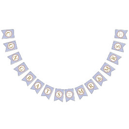 Poeder Lavendel Goud Bloemen Moderne Elegante Brui Vlaggetjes