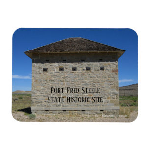 Poeder Magazijn, Fort Fred Steele Historische Site Magneet