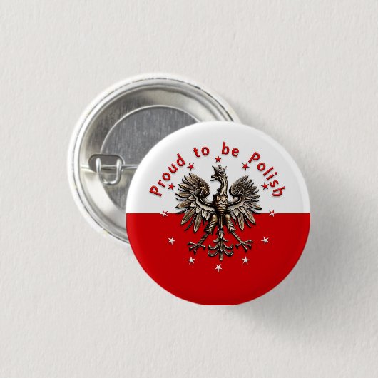 Poeder om Pools te zijn - Button (Voorkant /achterkant)