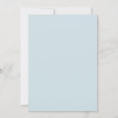 Poeder Roze Ranunculus Eucalyptus Bruiloft Kaart (Achterkant)