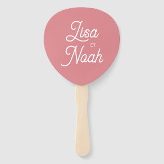 Poeder van roze Colorus Handwaaier