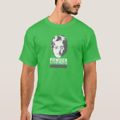 Poeder voor het volk (snowboard) t-shirt (Voorkant)