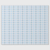 Poederblauw Argyle inpakpapier (Vlak)