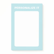 Poederblauw Modern gepersonaliseerd veelzijdig