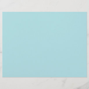 Poederblauw ontwerp in effen kleur (B0E0E6) sjablo Flyer