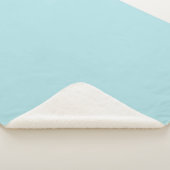 Poederblauw Sherpa Deken (3/4)