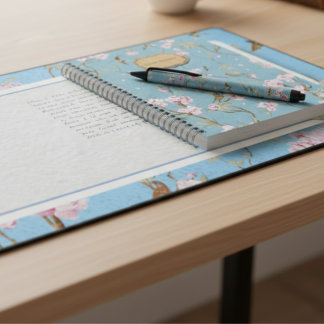 Poederblauwe Chinoiserie Archief Bureaumat