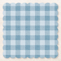 Poederblauwe Gingham Buffalo Check Linnen Textuur
