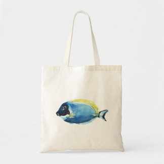 Poederblauwe Tang Viskort Tote Bag