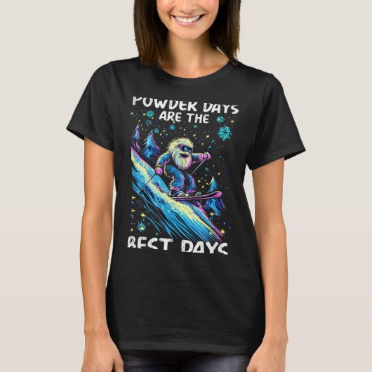 Poederdagen zijn de dagen t-shirt (Voorkant)