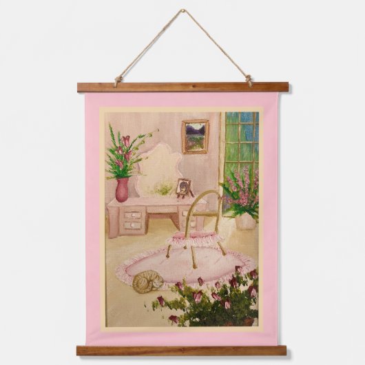 Poederkamer Hangend Wandkleed (Voorkant)