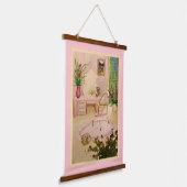 Poederkamer Hangend Wandkleed (Gebogen)