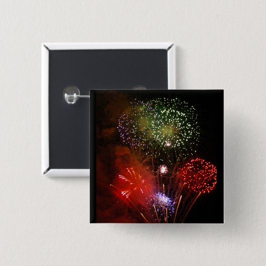 poederlucht vierkante button 5,1 cm (Voorkant /achterkant)