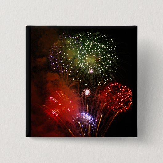 poederlucht vierkante button 5,1 cm (Voorkant)