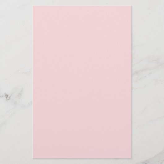 Poederroze effen kleur briefpapier (Voorkant)