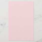 Poederroze effen kleur briefpapier (Achterkant)