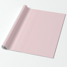 Poederroze effen kleur cadeaupapier