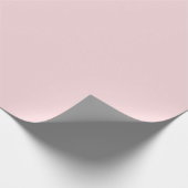 Poederroze effen kleur cadeaupapier (Hoek)