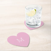 Poederroze papier Onderzetter (Insitu)