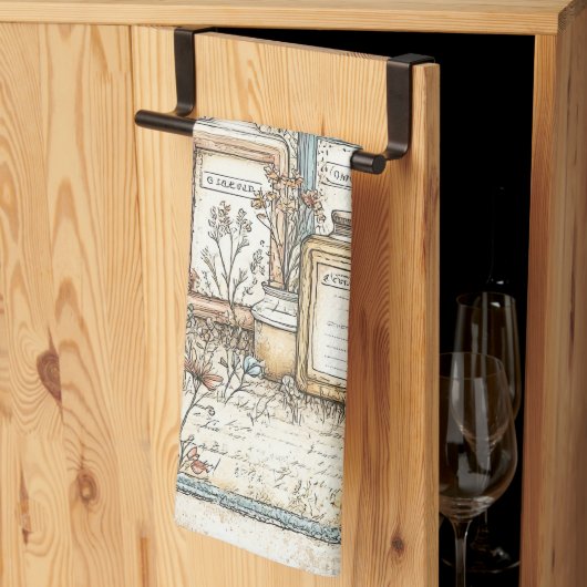  poeders en talkpoeder Boerderij Patroon Theedoek (Derde Gevouwen)