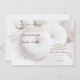Poedersuiker Donut Bruiloft Kaart