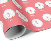 Poedersuiker Donuts Aangepaste Kerstmis Cadeaupapier (Rol Hoek)