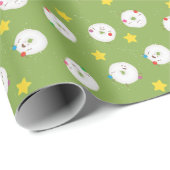Poedersuiker donuts kerst cadeaupapier (Rol Hoek)
