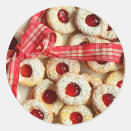 Poedervormige suikergelei koekjes Sticker