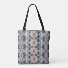 Poederzacht Paarse, groene & Blauwe Abstract Tote Bag