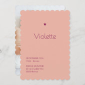 Poedré-violette Kaart (Voorkant / Achterkant)