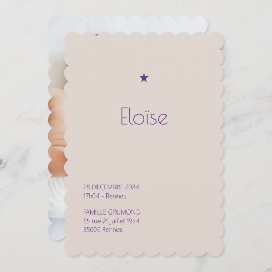 Poedré-wijlen Kaart (Voorkant / Achterkant)