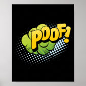 Poef! Magische Pop Art Comic Explosion Poster (Voorkant)