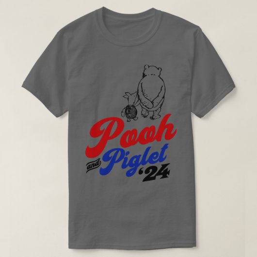 Poeh en biggetje 2024 t-shirt (Design voorkant)