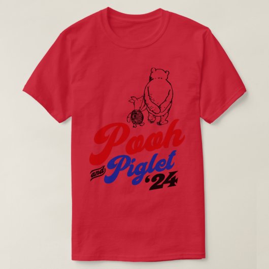 Poeh en biggetje 2024 t-shirt (Design voorkant)