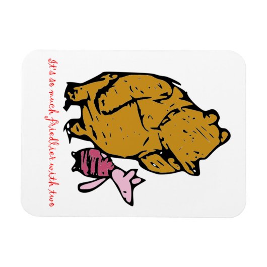 Poeh en biggetje magneet (Horizontaal)