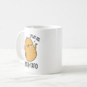 Poeh-tato Funny Potato Pun Koffiemok (Voorkant links)