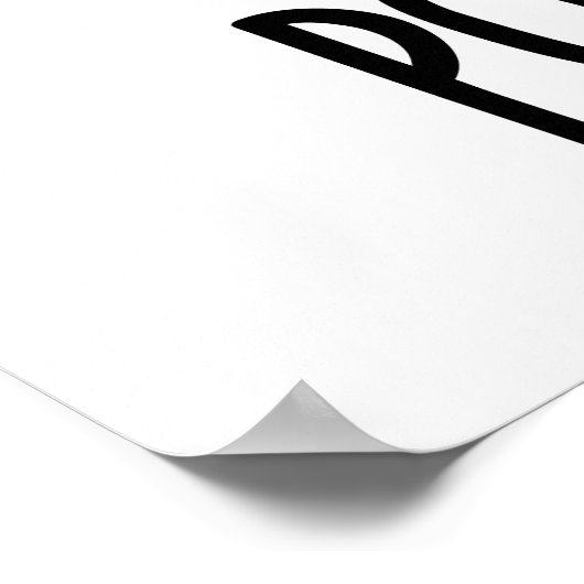 Poeh-tato Funny Potato Pun Poster (Hoek)