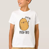 Poeh-tato Funny Potato Pun T-shirt (Voorkant)