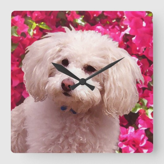 poel vierkante klok (Voorkant)