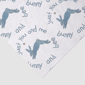 Poem Bunny Bee Bunnies Bees Baby Baby  Tissuepapier (Detail)