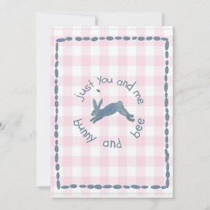 Poem Bunny Bee Bunnies Bees Baby Kaart