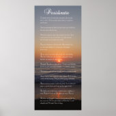 POEM DESIDERATA POSTER (Voorkant)