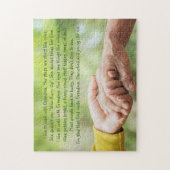 Poem Grandma Grandchild Inspirerend Legpuzzel (Verticaal)