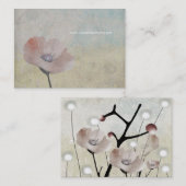 Poem hoop op liefde voor papaverzoet visitekaartje (Voorkant / Achterkant)