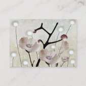 Poem hoop op liefde voor papaverzoet visitekaartje (Achterkant)