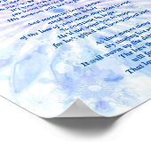 Poem: Male Pet Verlies Sympathie PB Poster Matte (Hoek)