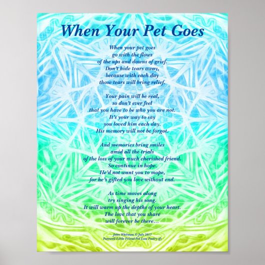 Poem: mannelijk huisdier verliest sympathie met YG Poster (Voorkant)